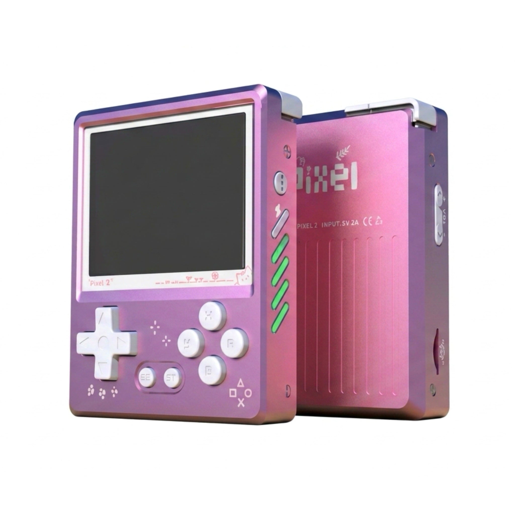 GKD Pixel 2 Pink Color MiniGame Console