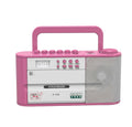 Pink Radio Cassette Tape Player Portable