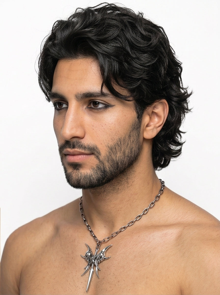Dark Style Heart Chain