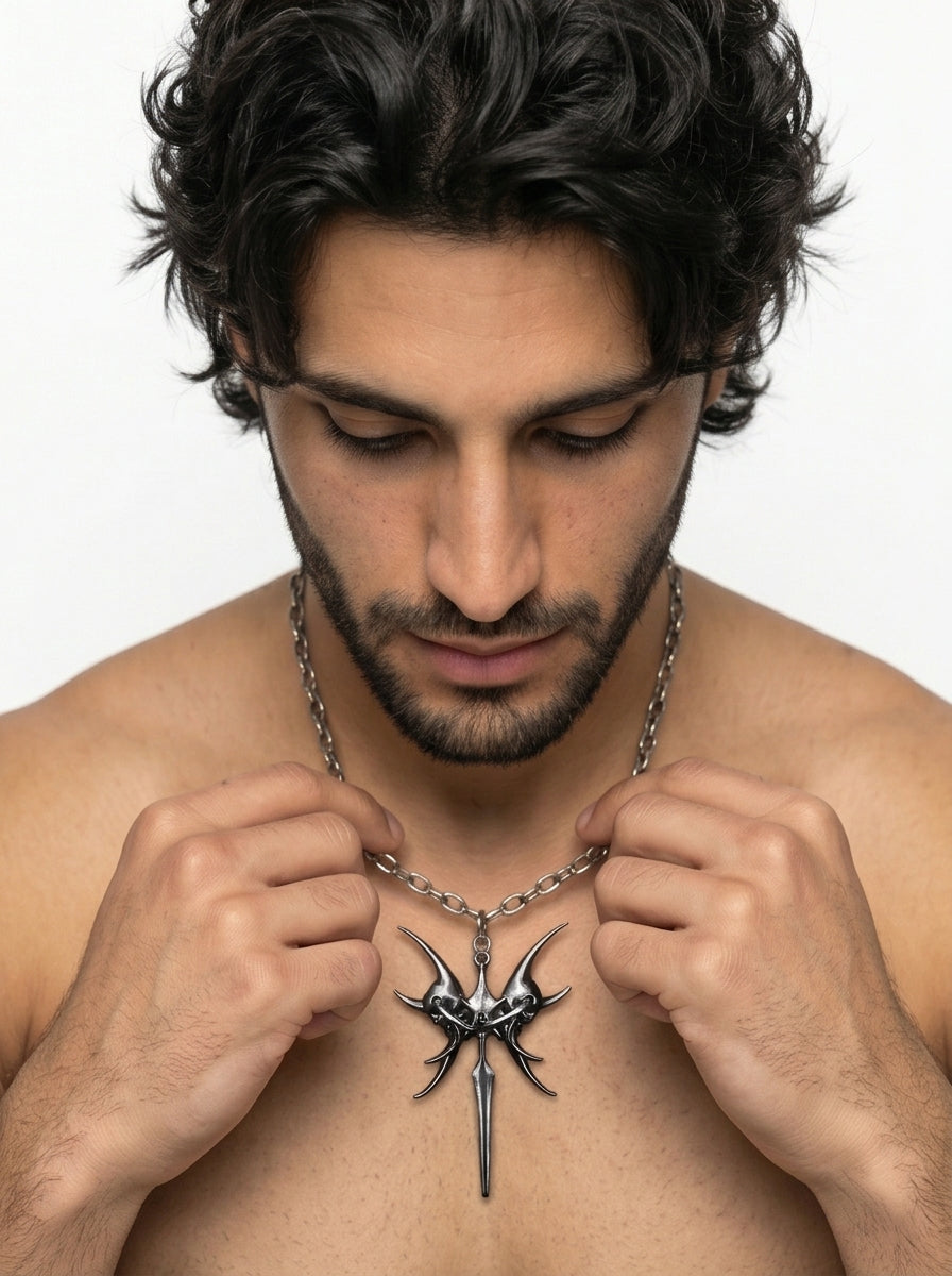 Dark Style Heart Chain