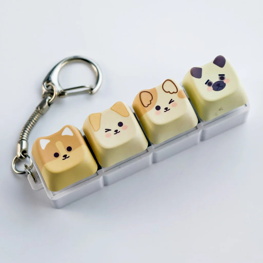 Cat/Dog Mechanical Keyboard Keychain