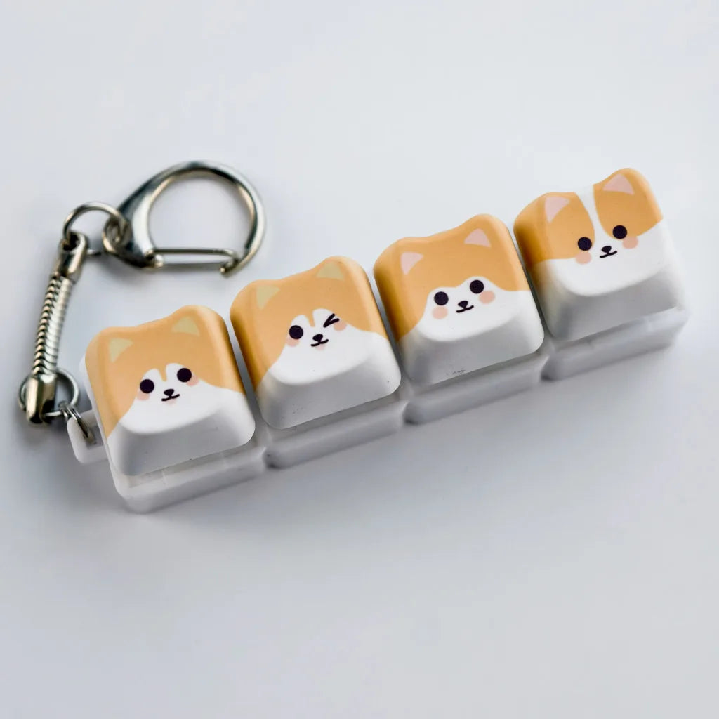 Cat/Dog Mechanical Keyboard Keychain