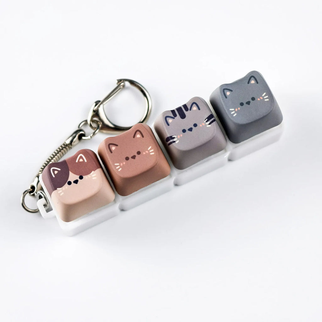 Cat/Dog Mechanical Keyboard Keychain